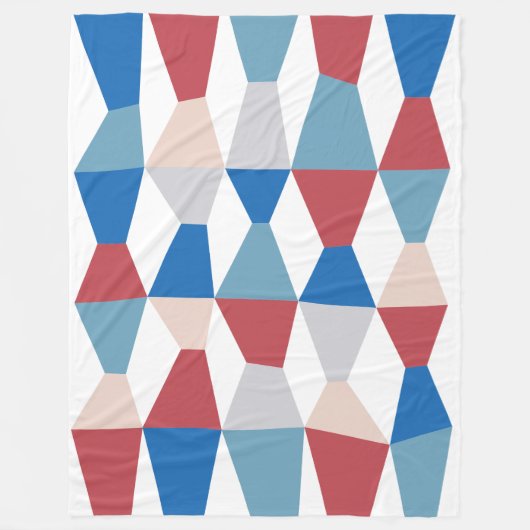 Farbige Kanten 161214d Fleecedecke (Vorderseite)