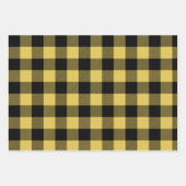 Farbige Karierte Weihnachtswrapping Paper Sheets Geschenkpapier Set (Vorderseite)