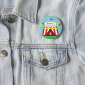 Farbige Karneval Kinder Geburtstagsfeier Mitgebsel Button (Beispiel)