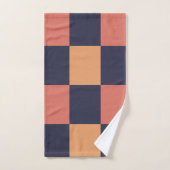Farbige Karo Prüfbrettmuster Badhandtuch Set (Handtuch)