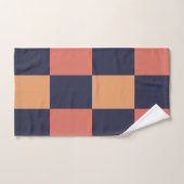 Farbige Karo Prüfbrettmuster Badhandtuch Set (Handtuch)