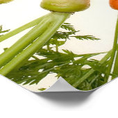 Farbige Karotten Poster (Ecke)