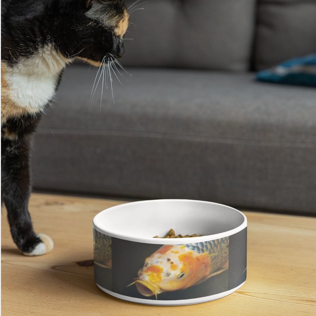 Farbige Karpfen Foto Muster Pet Napf (In Situ)