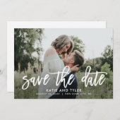 Farbige-Karte mit Pinsel Dankeskarte (Vorne/Hinten)