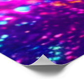 farbige Katze Poster (Ecke)