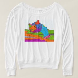 Farbige Katze T-Shirt