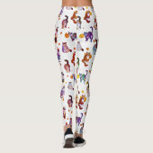 Farbige Katzen Leggings (Rückseite)