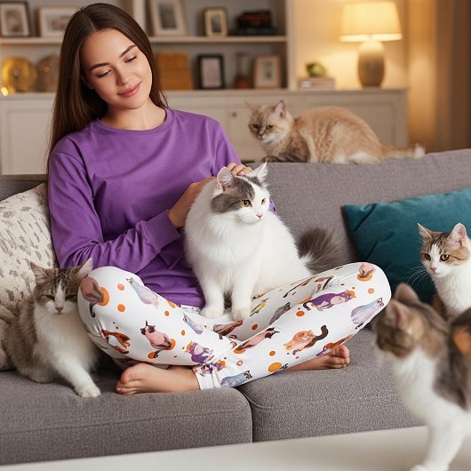 Farbige Katzen Leggings