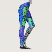 Farbige Katzen Leggings (Rechts)