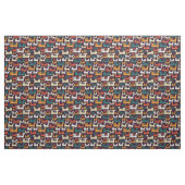 Farbige Katzen Muster Stoff (Yard (91,4 cm))
