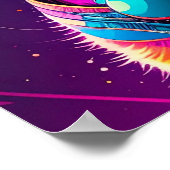 farbige Katzen Poster (Ecke)