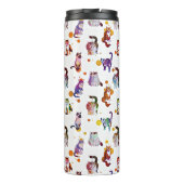 Farbige Katzen Thermosbecher (Rückseite)