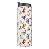 Farbige Katzen Thermosbecher (Nach rechts gedreht)