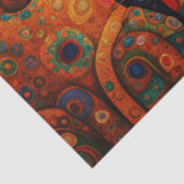 Farbige Katzen und Monde Dekoupage Tissue Seidenpapier (Detail)