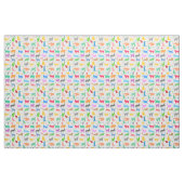Farbige Katzen und Sterne Stoff (Fat Quarter (45,7 x 55,9 cm))