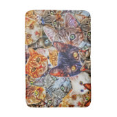 Farbige Katzenkollage Badematte (Vorderseite Vertikal)