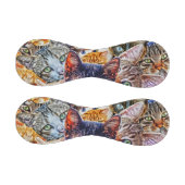 Farbige Katzenkollage Baseball (Paneele)