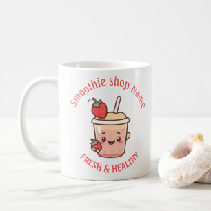 Farbige Kawaii Süße Joghurt-Smoothies Fruchtsaft Kaffeetasse