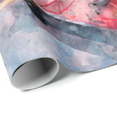 Farbige Kayak Wasserfarbe Geschenkpapier (Rolleneckpunkt)