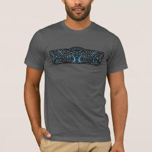 Farbige keltische Knotenarbeit-Design-T-Shirt T-Shirt