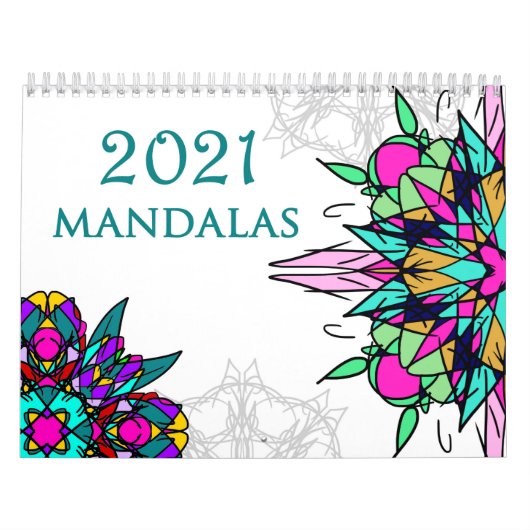 Farbige keltische Mandalas Kalender (Titelbild)