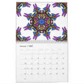 Farbige keltische Mandalas Kalender (Jan 2027)