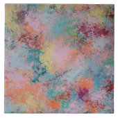 Farbige Keramik Fliese (Vorderseite)