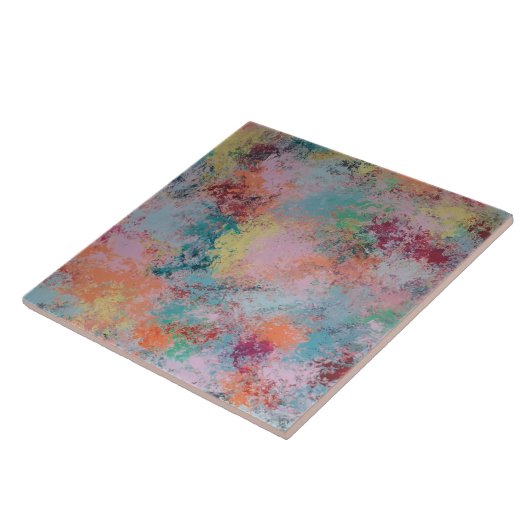 Farbige Keramik Fliese (Seite)