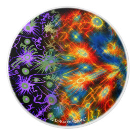 Farbige Keramik Keramikknauf