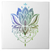 Farbige Keramik mit Blumenmuster Fliese (Vorderseite)