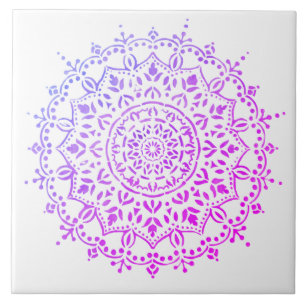 Farbige Keramik mit Blumenmuster Fliese