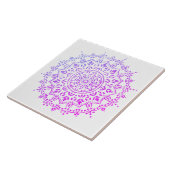 Farbige Keramik mit Blumenmuster Fliese (Seite)