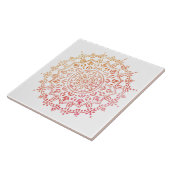 Farbige Keramik mit Blumenmuster Fliese (Seite)