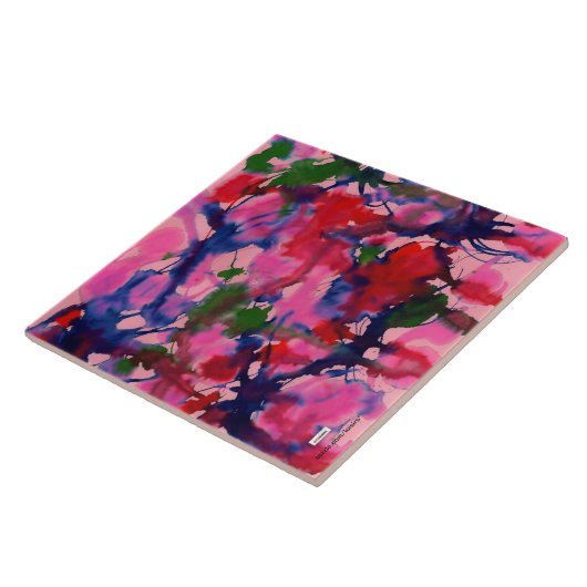 Farbige Keramik Tile Fliese (Seite)