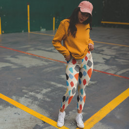 Farbige Kies Leggings