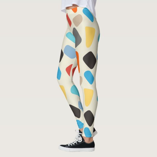 Farbige Kies Leggings (Links)