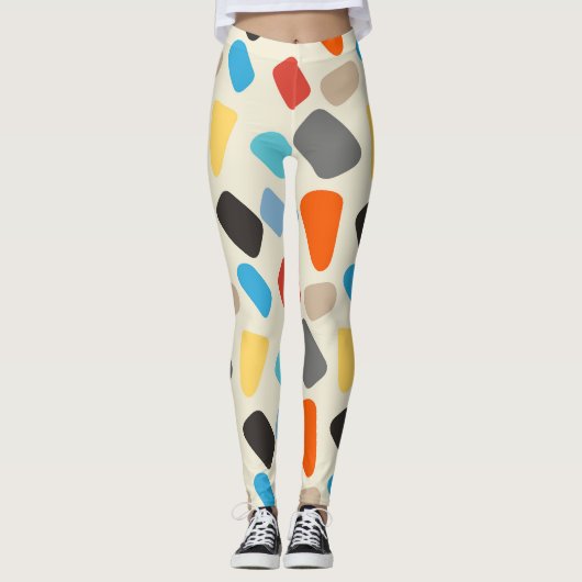 Farbige Kies Leggings (Vorderseite)