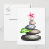 Farbige Kies Postkarte (Vorne/Hinten)