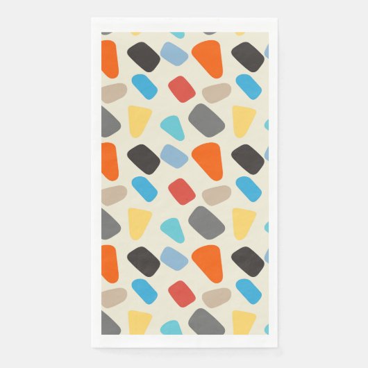 Farbige Kies Serviette (Vorderseite)