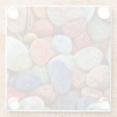 Farbige Kies - Untersetzer (Rückseite)