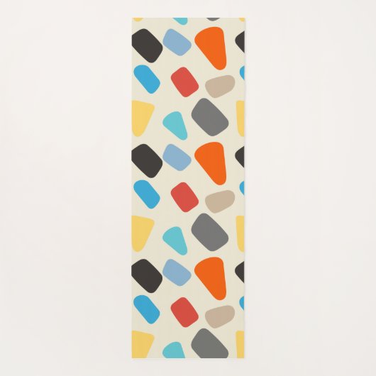 Farbige Kies Yogamatte (Rückseite)