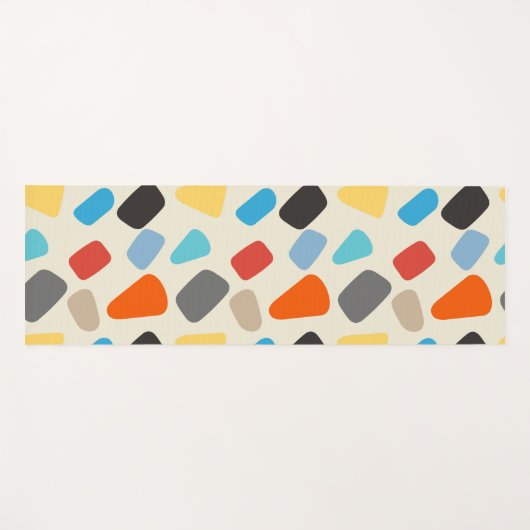 Farbige Kies Yogamatte (Vorderseite (Horizontal))