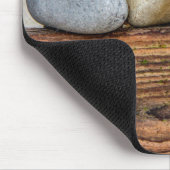 Farbige Kieselsteine Mousepad (Ecke)
