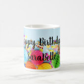 Farbige Kindergeburtstag Kaffeetasse (Mittel)