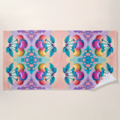 Farbige Kirsche für den Sommer Strandtuch (Vorderseite)