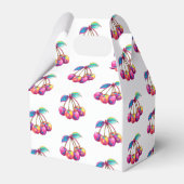 Farbige Kirschen Geschenkschachtel (Rückseite)