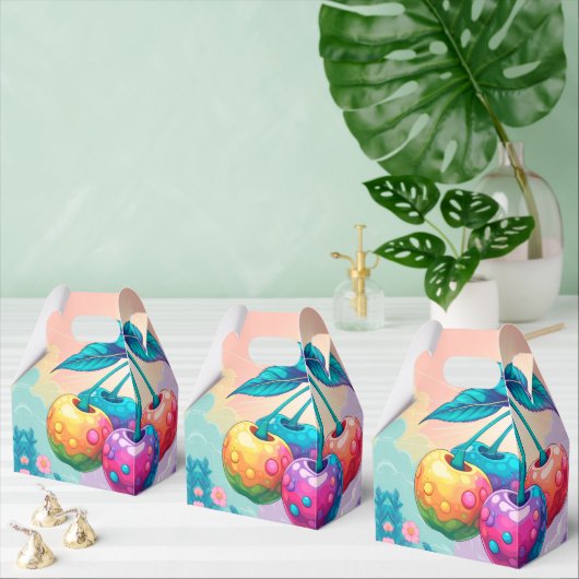 Farbige Kirschen Geschenkschachtel (Zahlreiche)