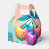 Farbige Kirschen Geschenkschachtel (Vorderseite)