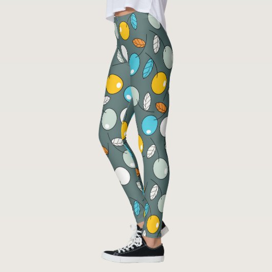 Farbige Kirschen Leggings (Links)