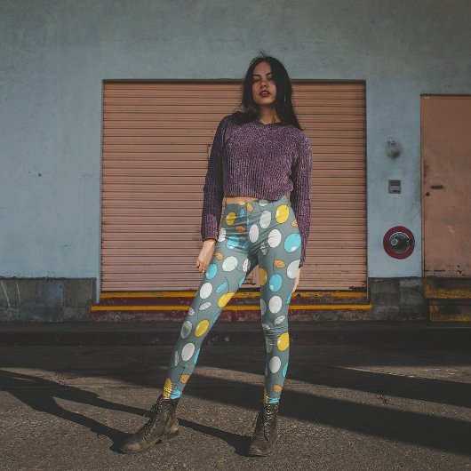 farbige Kirschen Leggings